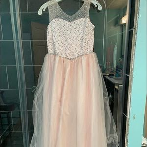 Girls size 12 pageant dress. Corset back. Smoke free home